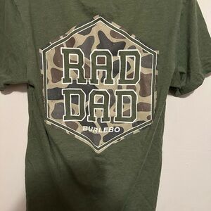 BURLEBO Olive Camo Rad Dad Tee